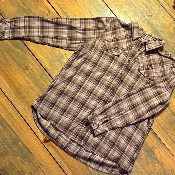 LL Bean scotch plaid flannel tunic - Picture 5 of 13